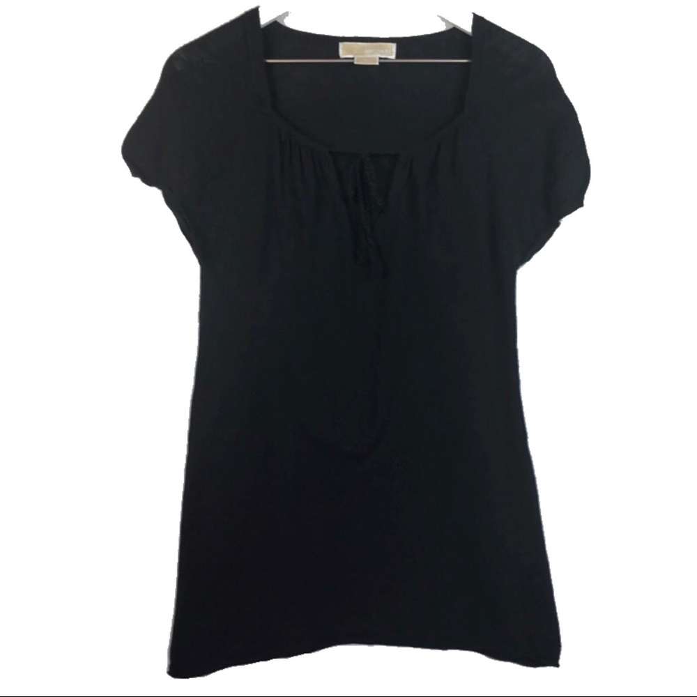 MK Michael- Michael Kors short sleeve black sweater size medium